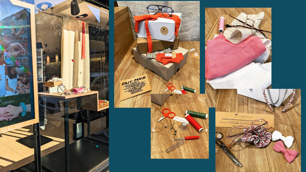 vitrine opticien Optique Gillis et Complissime collaboration septembre 2023
