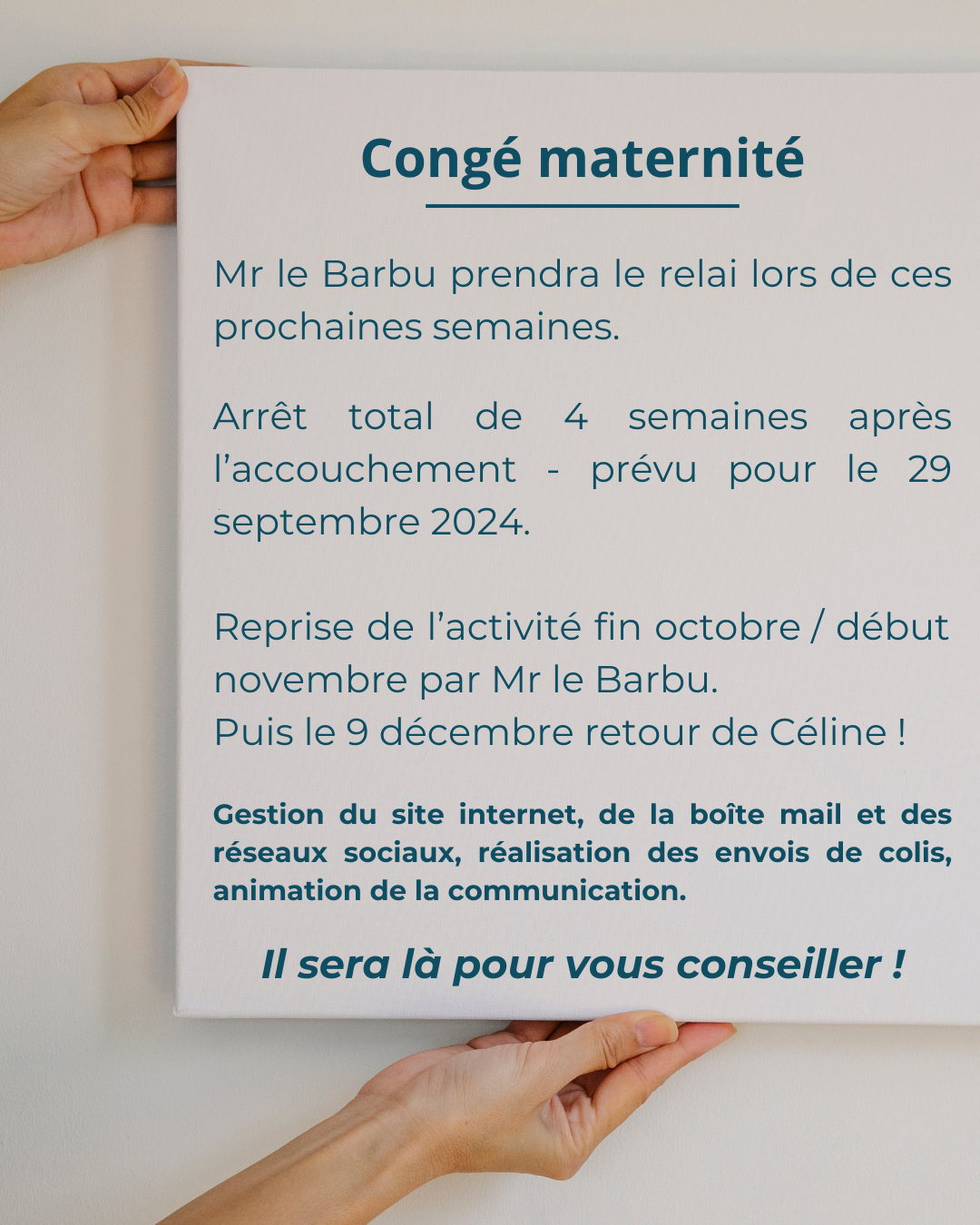 explication 3 conge maternite celine complissime