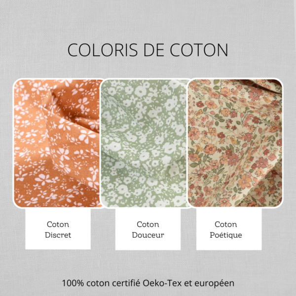 tissu en coton fait main sur mesure complissime
