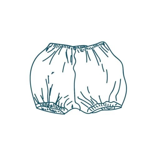 bloomer bebe elastique complissime coton lin